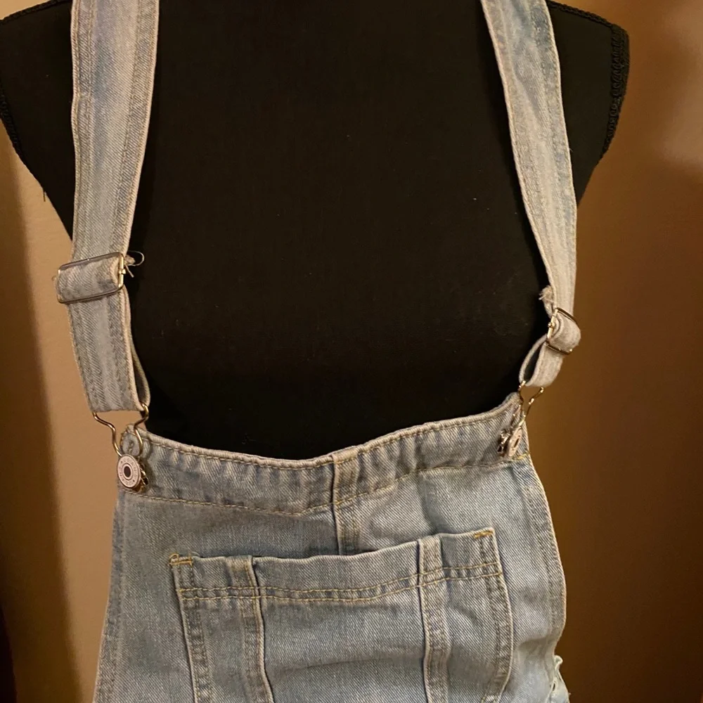 - Denim Overall Skirt - Picture 2 of 6